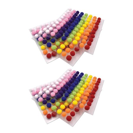 CREATIVITY STREET Peel + Stick Poms, 480PK AC813001